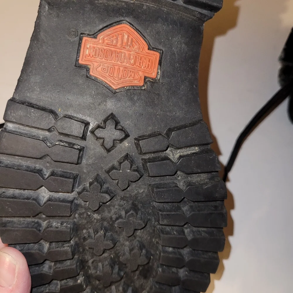 Harley-Davidson Black Combat Boots - Picture 8 of 9